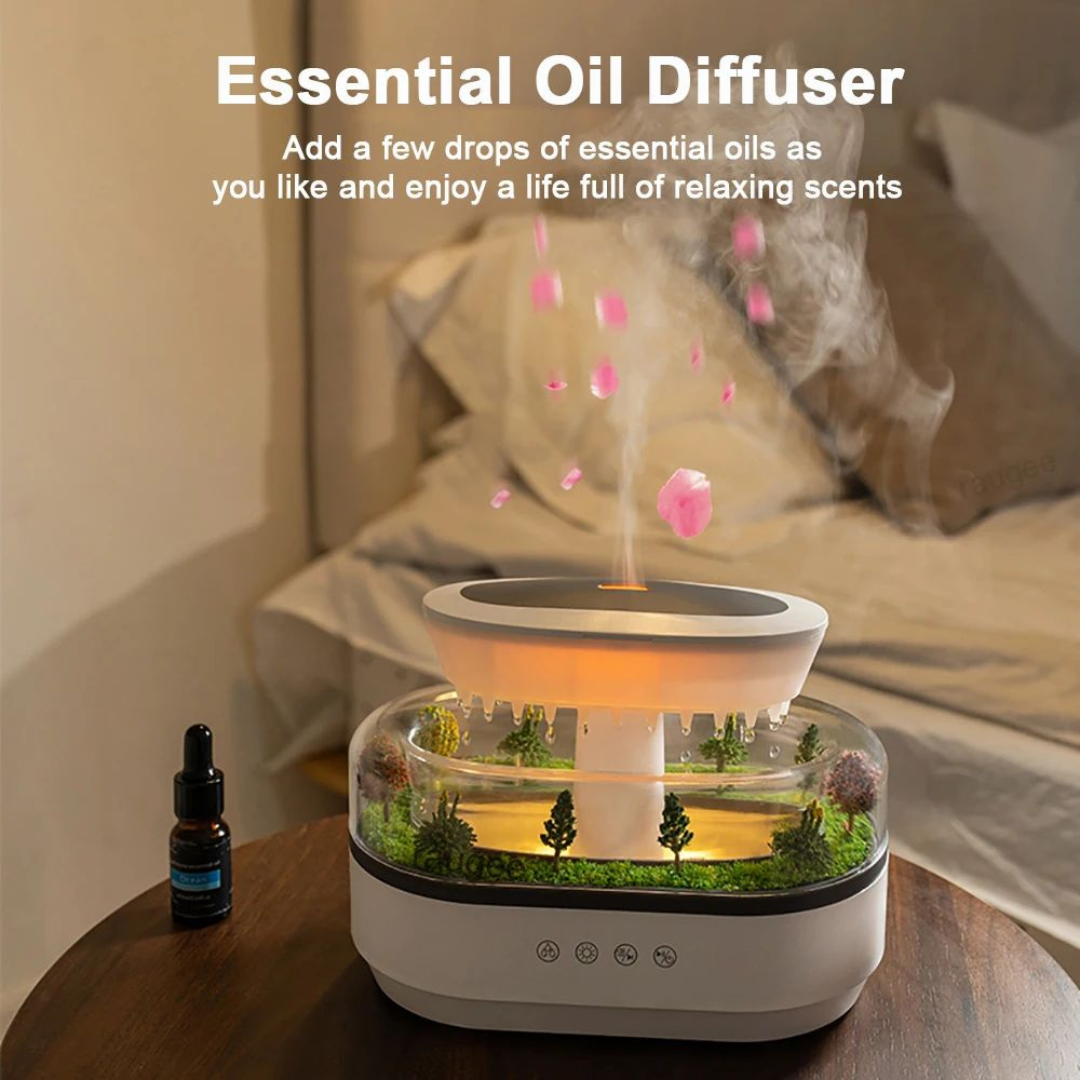 SnoozyDream® - Raindrop Landscape Humidifier