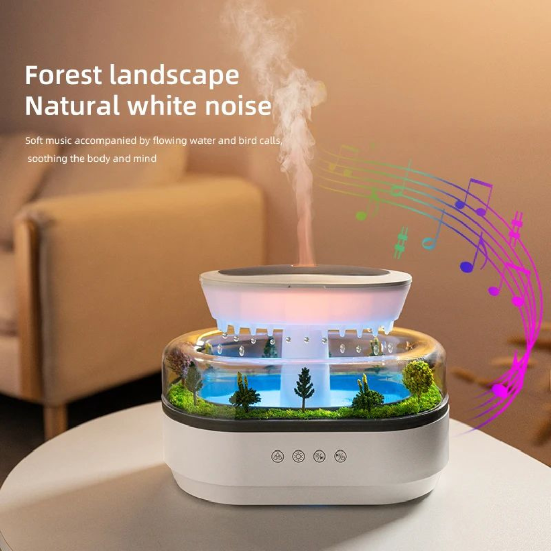 SnoozyDream® - Raindrop Landscape Humidifier