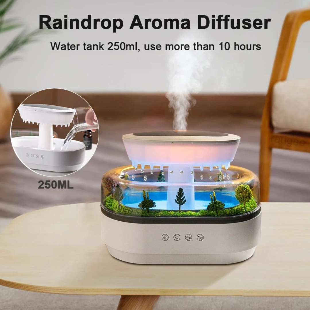 SnoozyDream® - Raindrop Landscape Humidifier