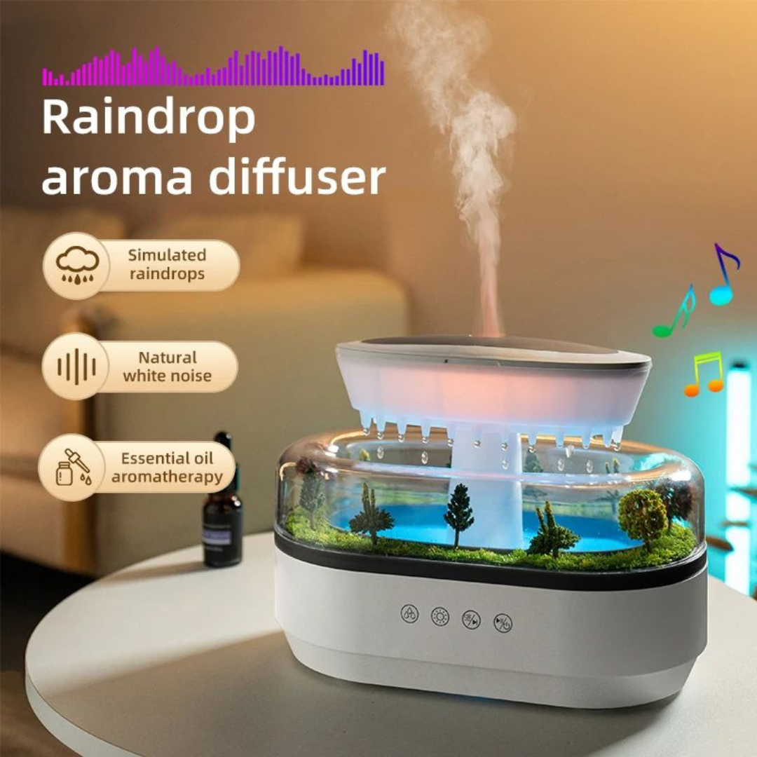 SnoozyDream® - Raindrop Landscape Humidifier